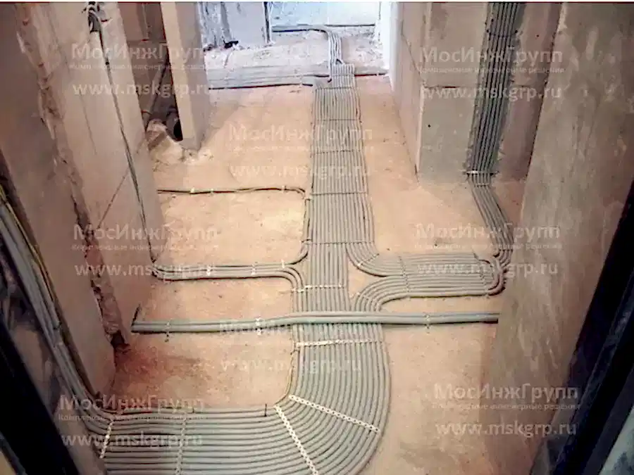 Прокладка скрытой электропроводки