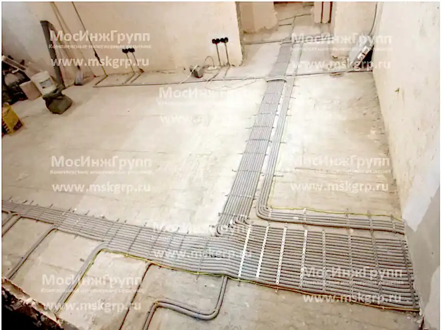 Прокладка скрытой электропроводки