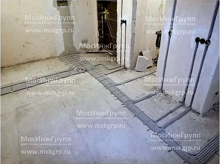 Скрытая электропроводка