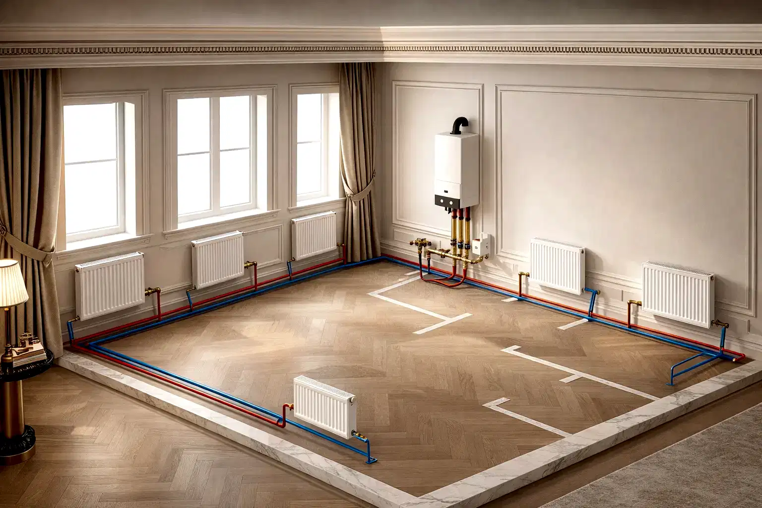 Двухтрубная разводка