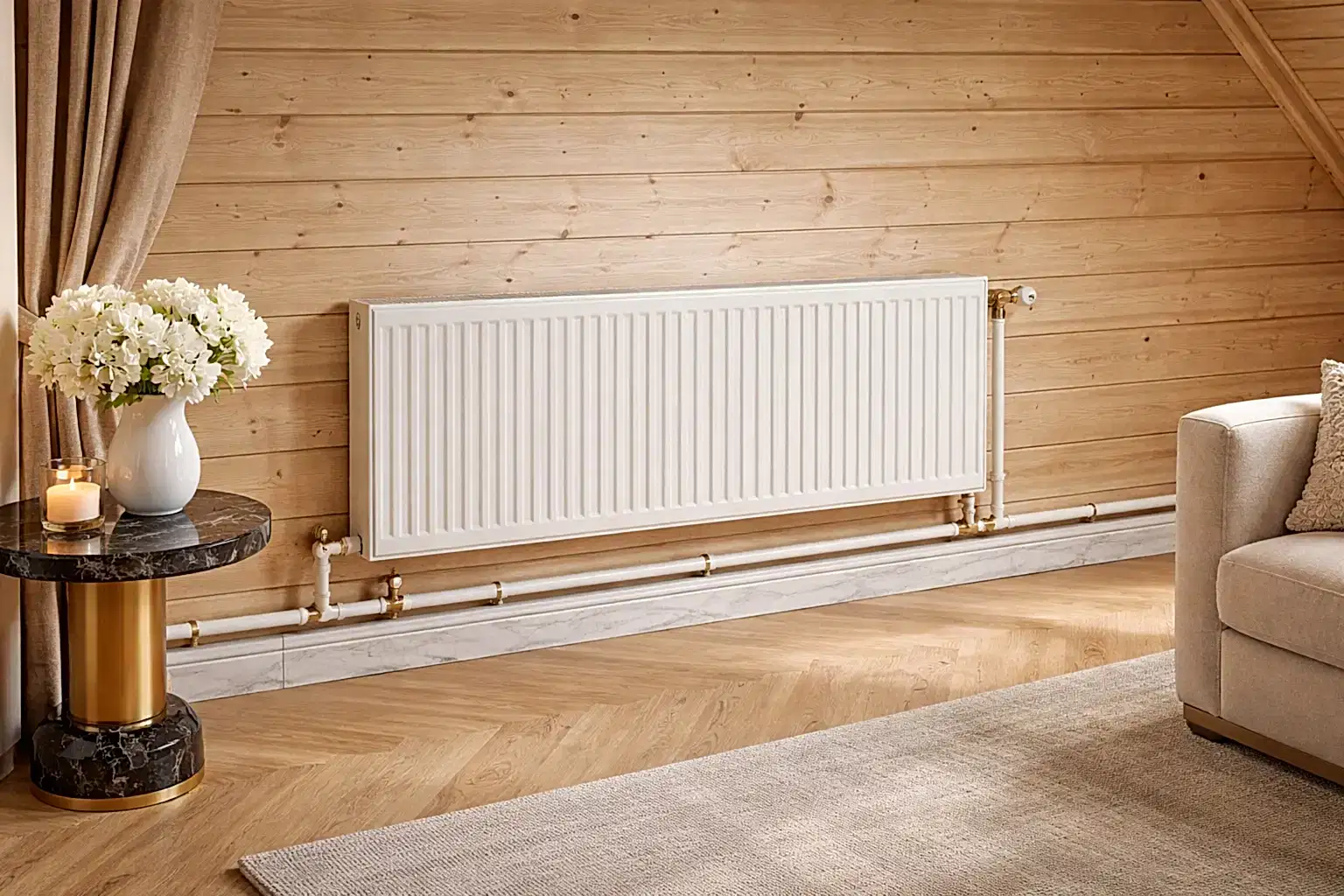 Двухтрубная разводка отопления