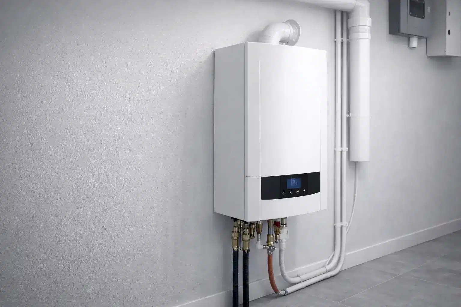 Котел с коаксиальным дымоходом