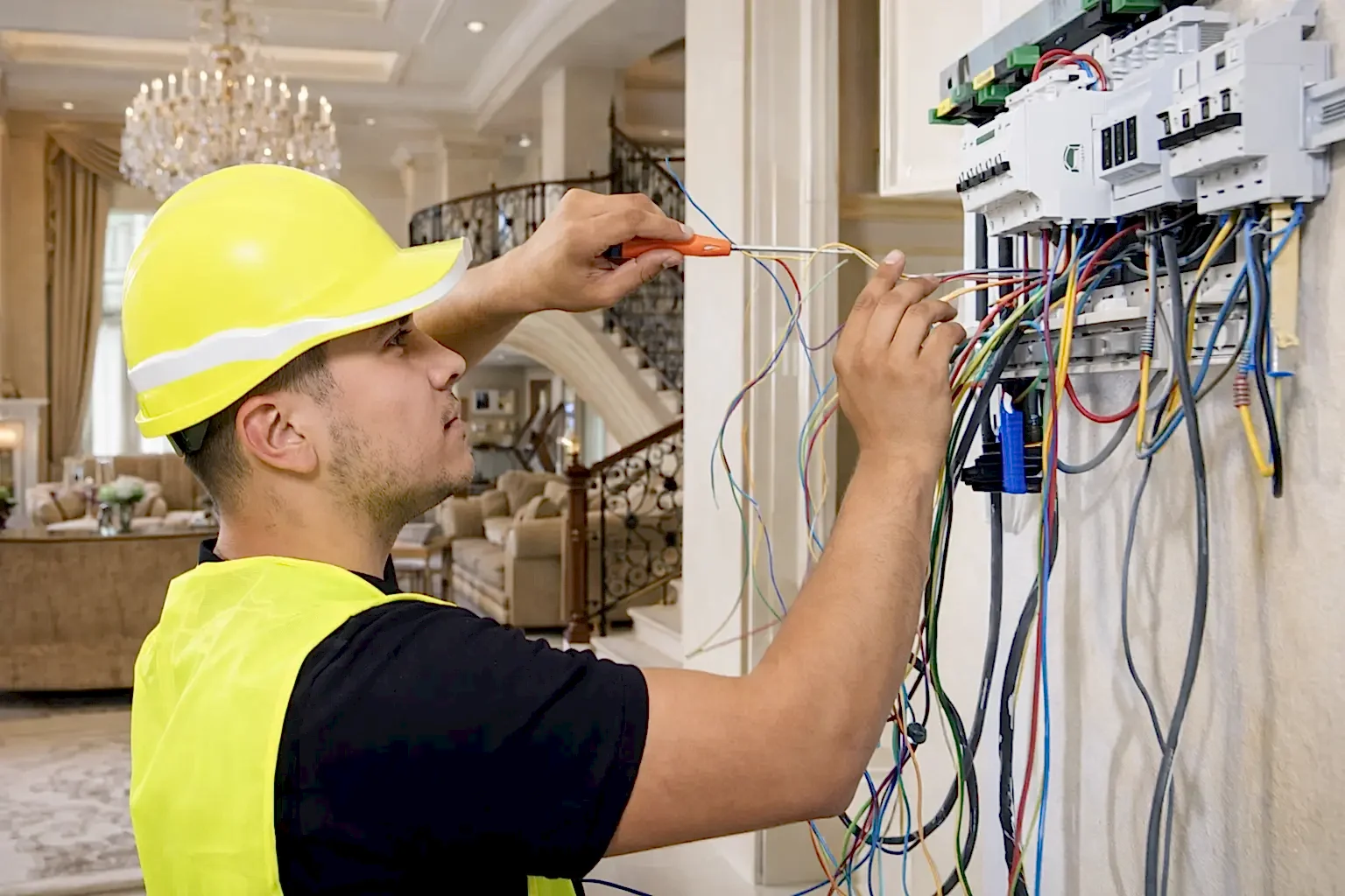 Монтаж распределительного щитка