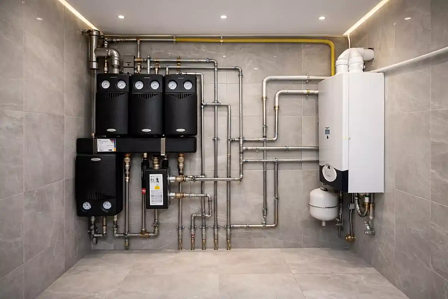 Газовая котельная в пристройке