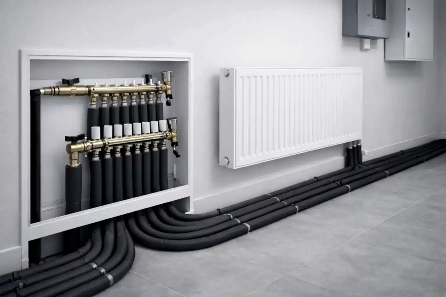 Коллекторная разводка системы отопления