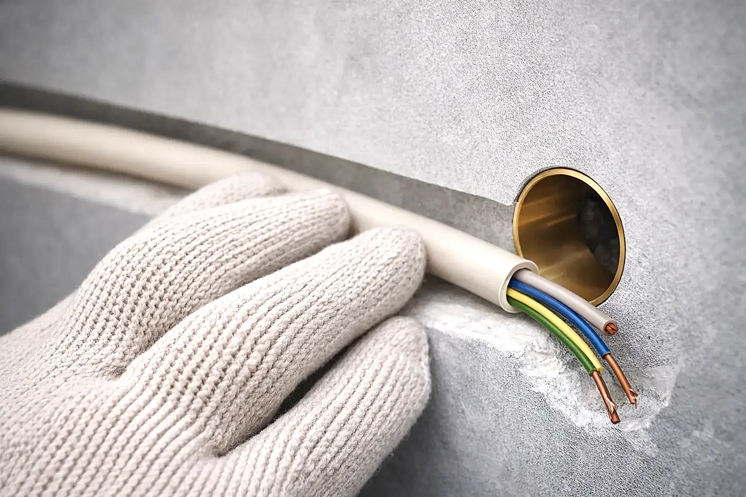 Укладка кабеля