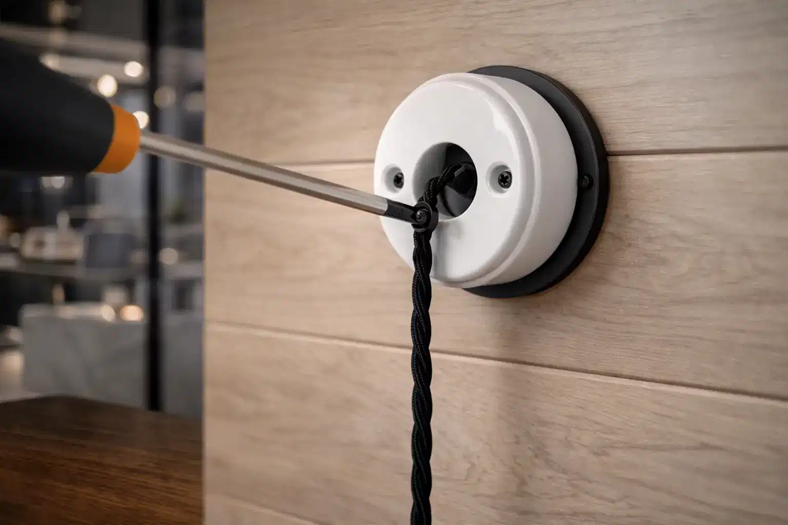 Монтаж ретро электропроводки