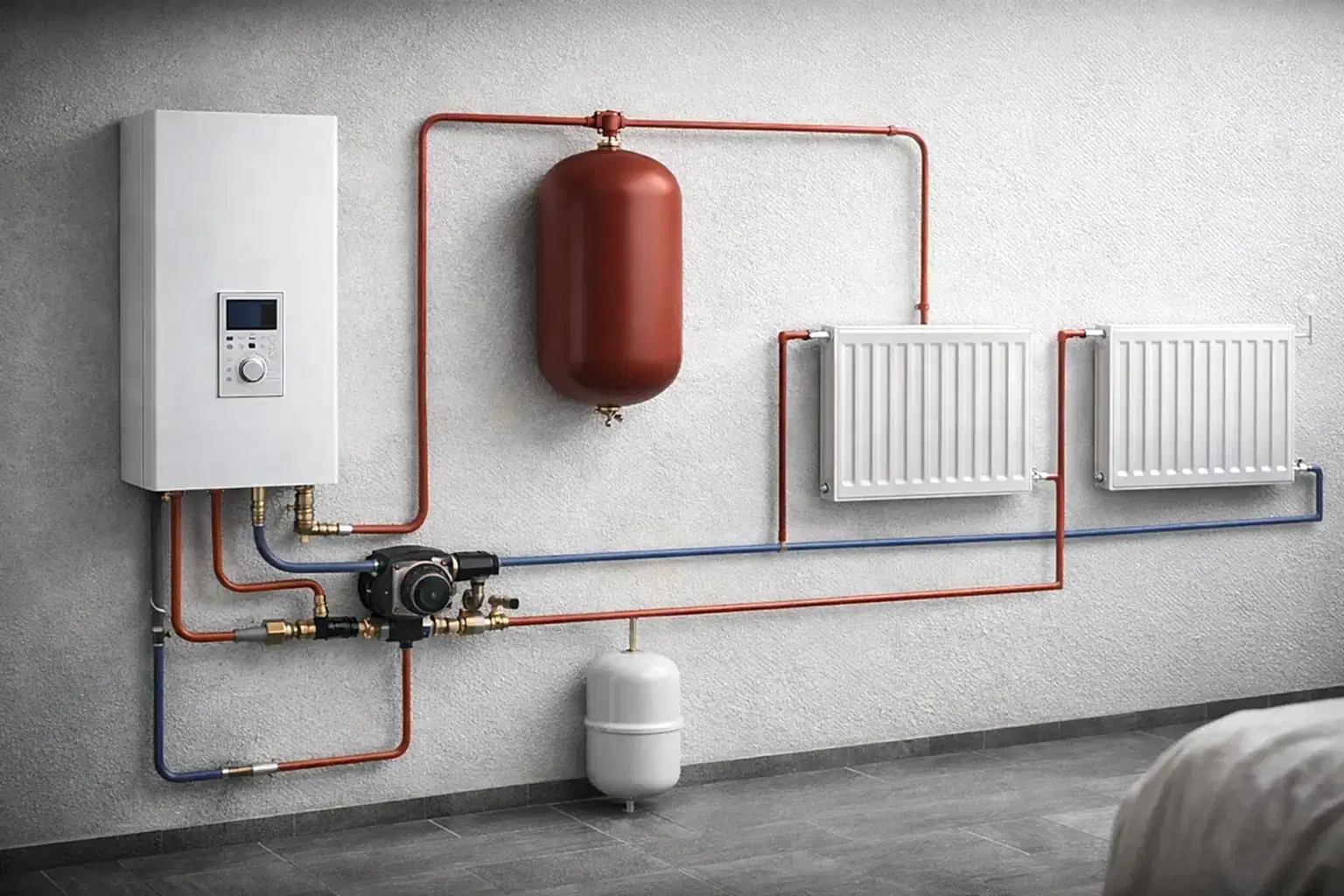 Отопление частного дома с принудительной циркуляцией