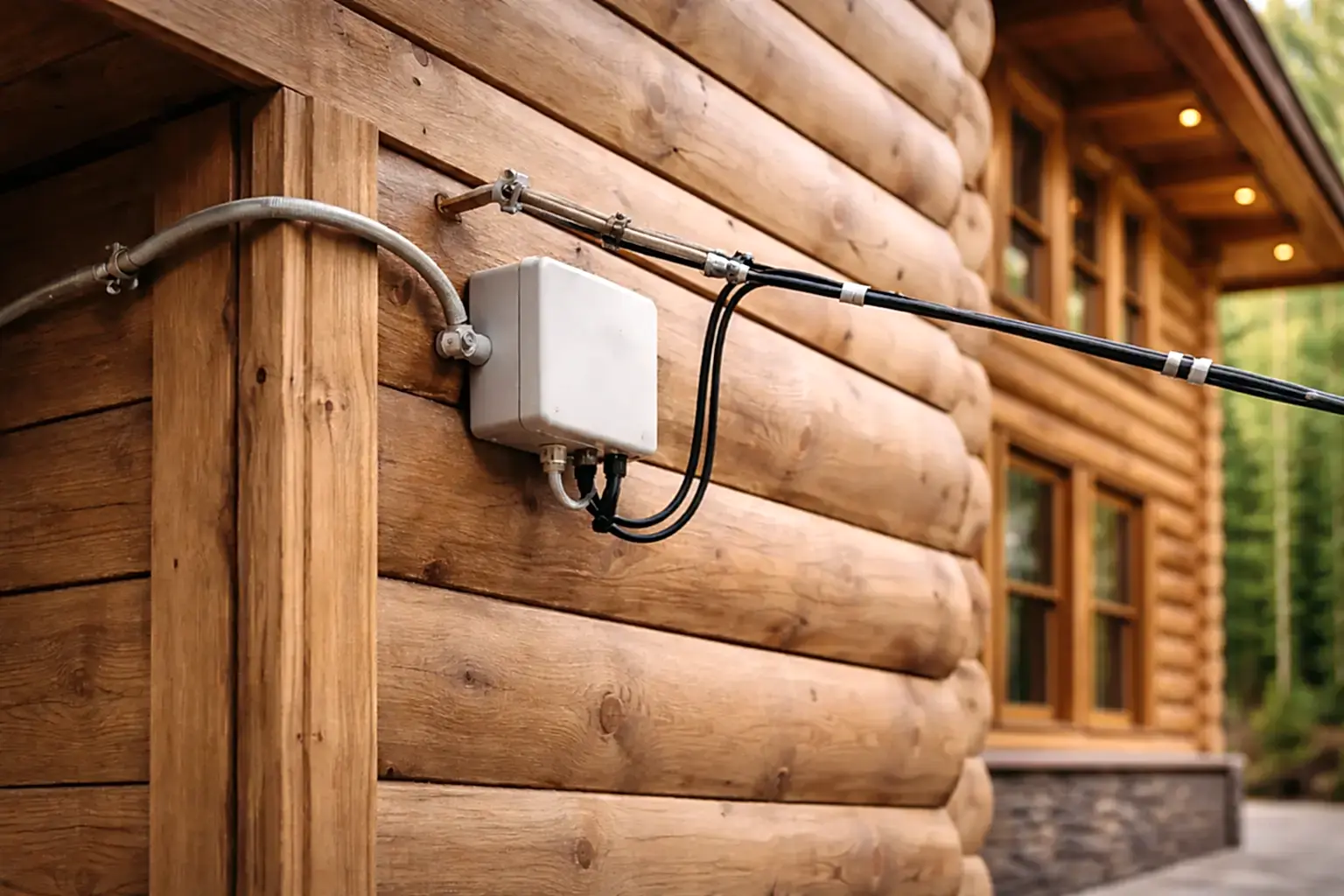 Ввод питающего кабеля