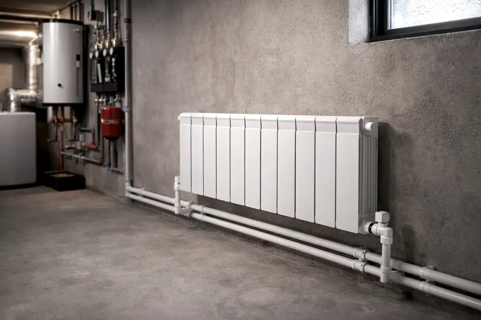 Двухтрубная разводка водяного отопления