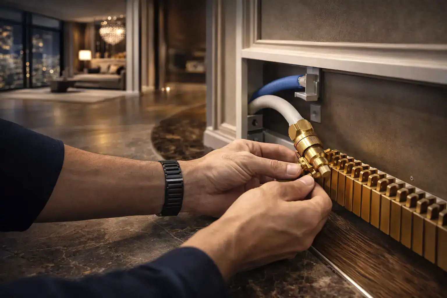 Отопление дома теплым плинтусом