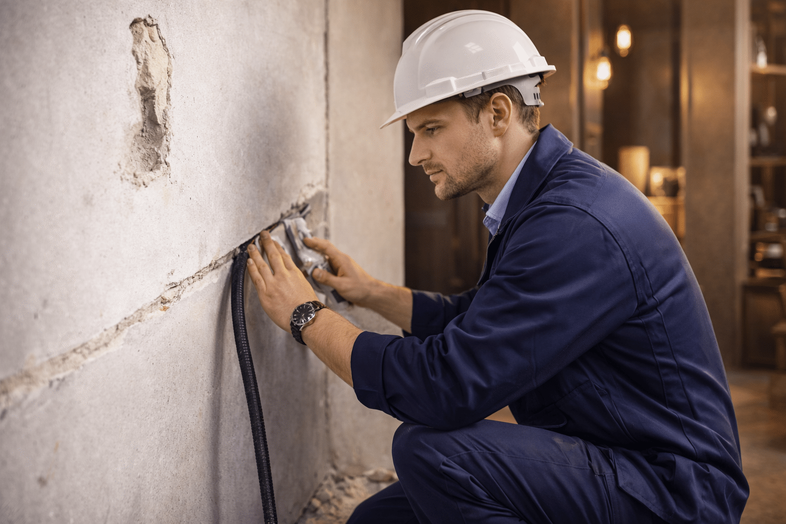 Прокладка кабеля