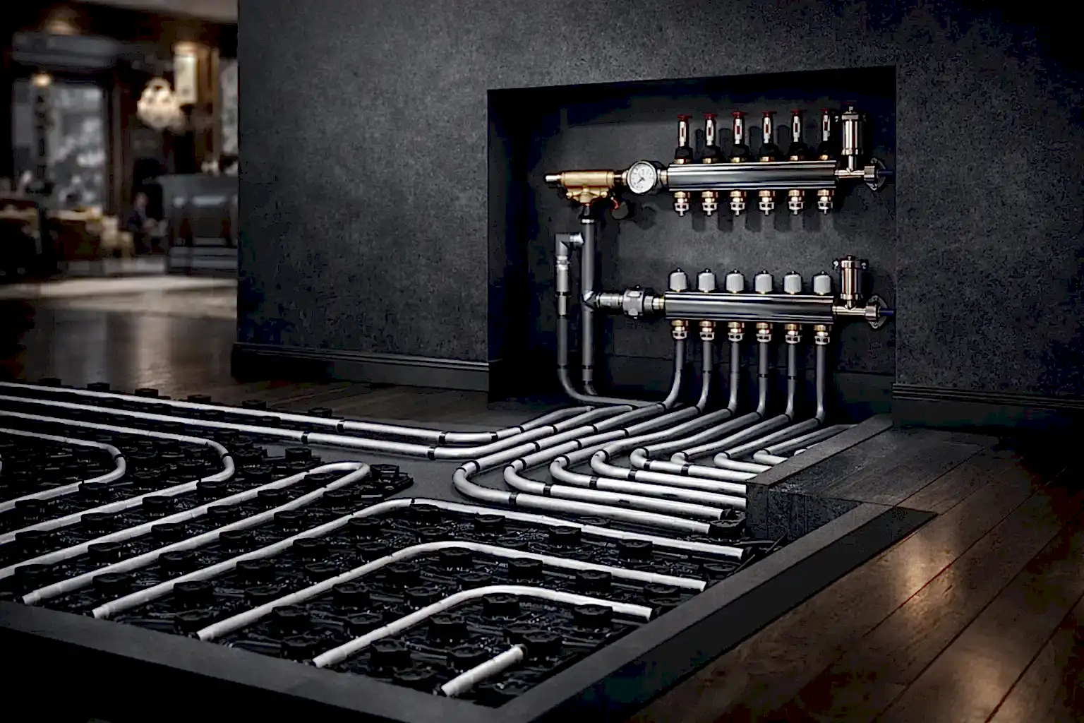 Водяной теплый пол в частном доме