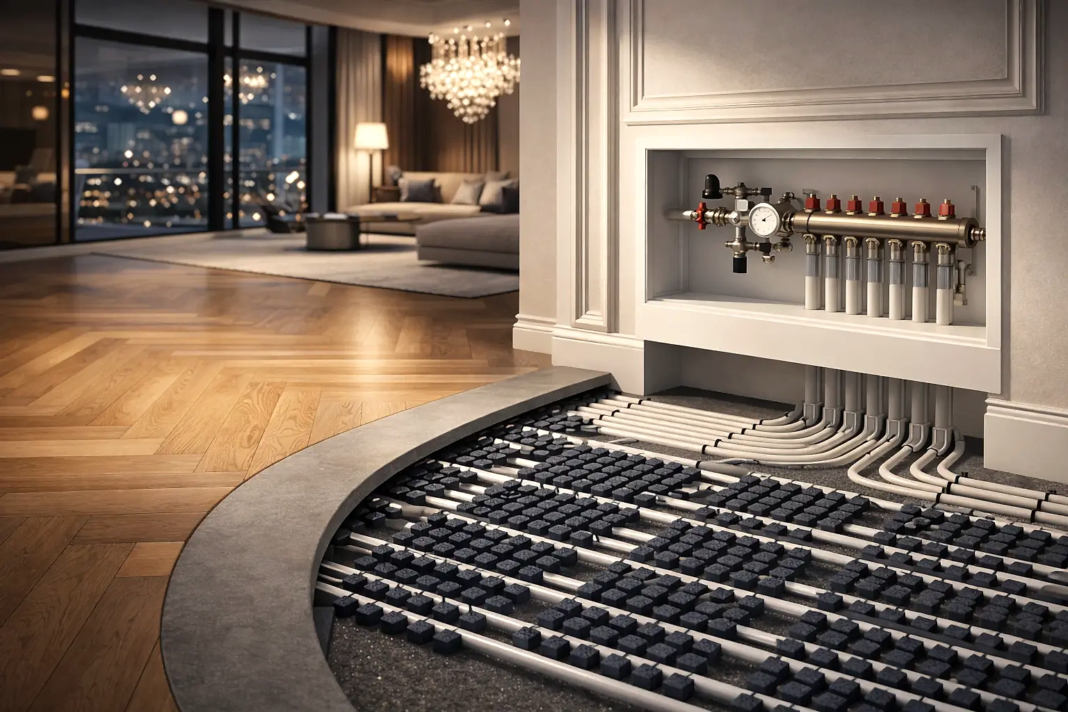 Теплый водяной пол