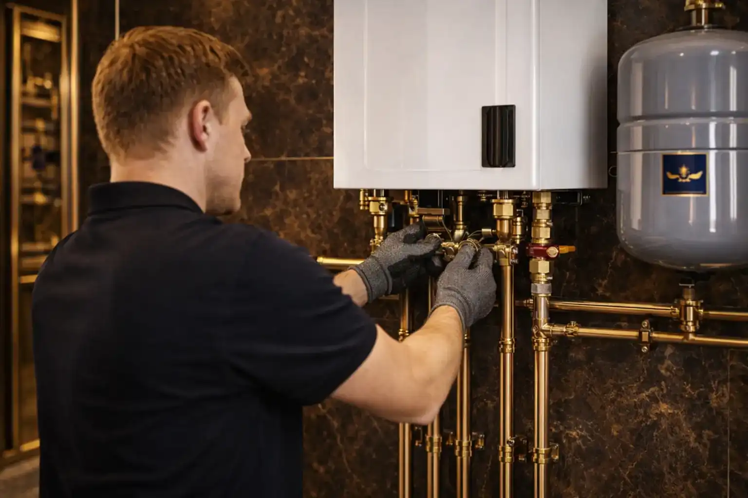 Монтаж котлов отопления