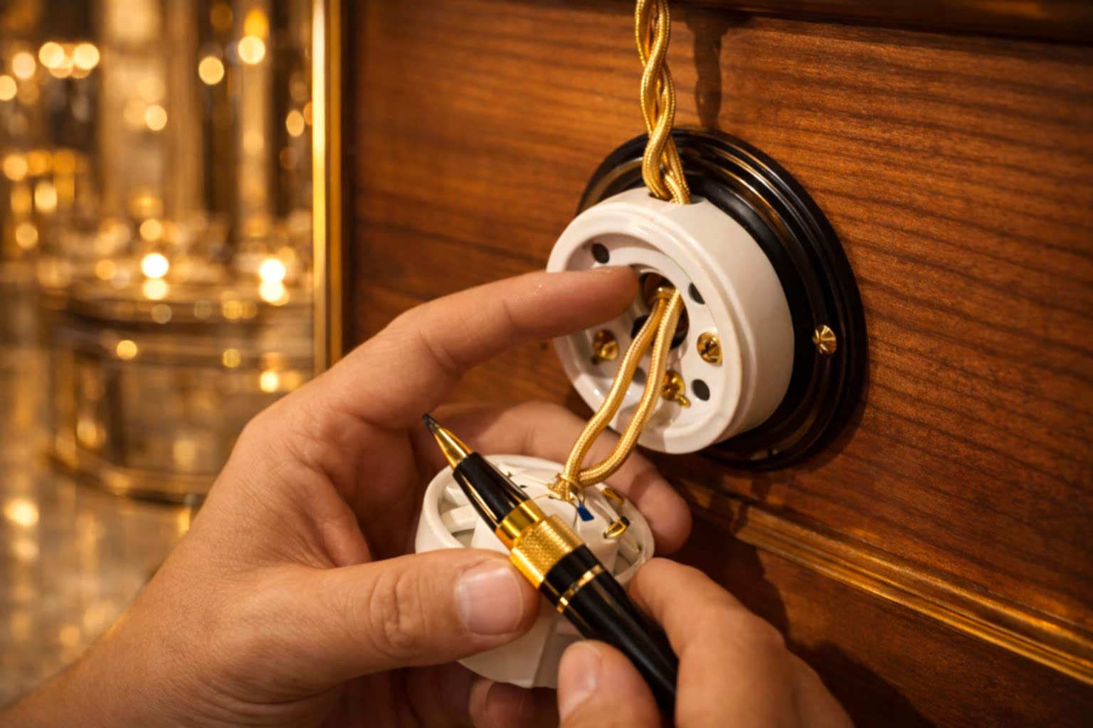 Монтаж ретро проводки