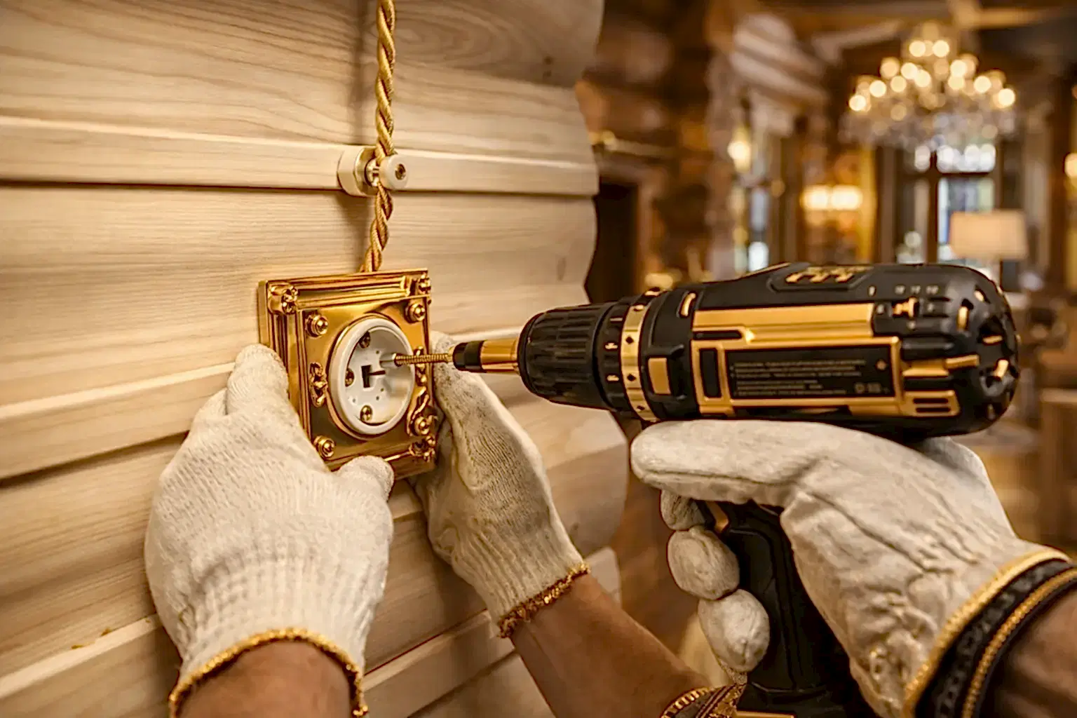 Монтаж ретро проводки