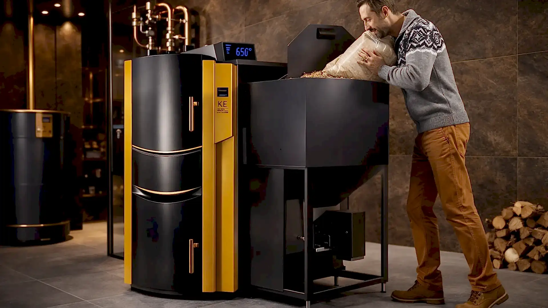 Пеллетный котел